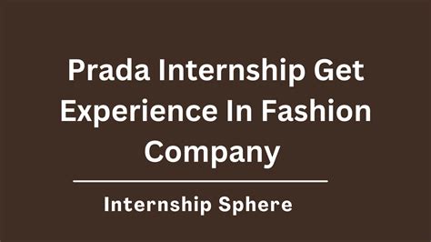 prada internships